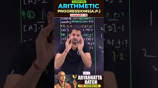 Arithmetic Progressions ONE SHOT | Class 10 Maths Chapter 5 | #pifoundationapp #aryabhattabatch
