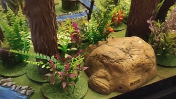 2d20 Conan solo TTRPG jungle board setup (tabletop, terrain, roleplaying)