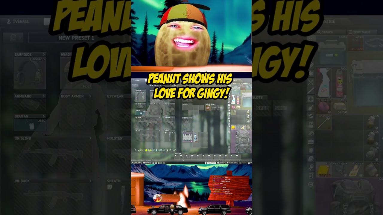 Peanut expresses his true feelings for Gingy...❣🥜 🎬twitch.tv/theburntpeanut