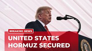 Trump Says US Secured Strait of Hormuz and Cleared All Mines Amid Iran Nuclear Warning