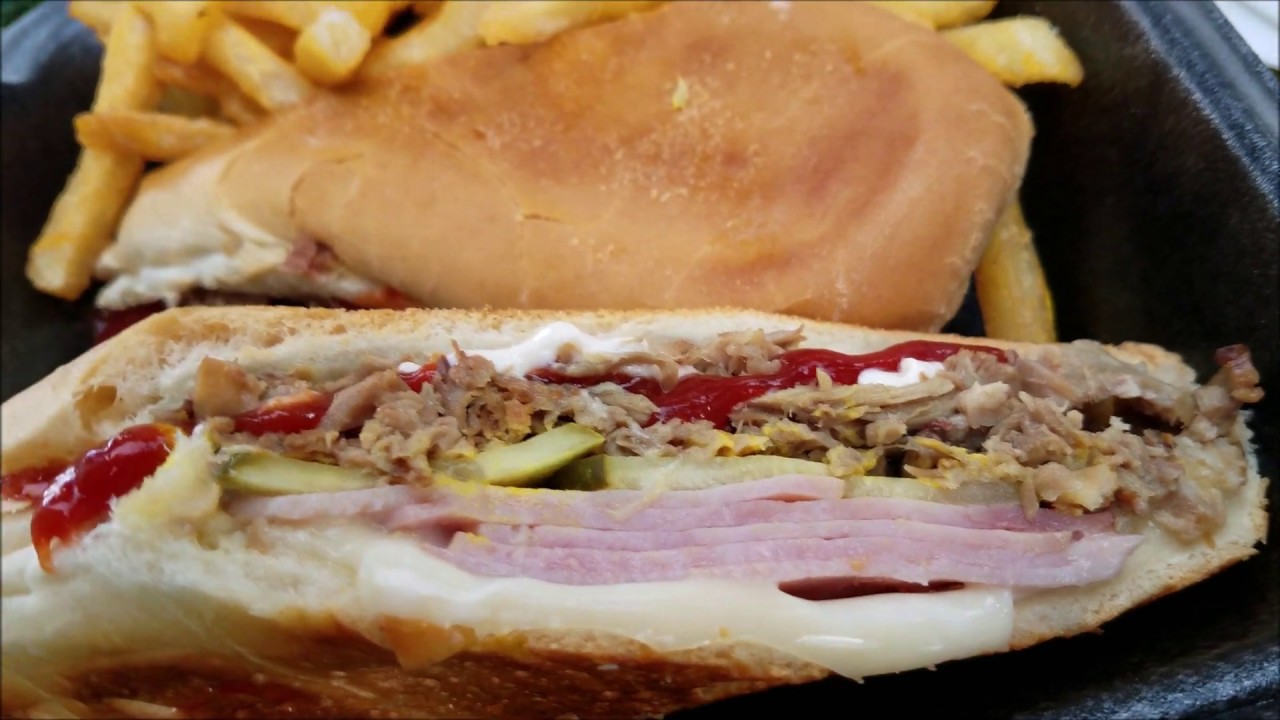 Cuban Sandwich Fries to go Bongos Cuban Cafe Disney Springs FL 2/12/2019