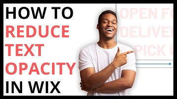 How to Reduce Text Opacity in Wix [QUICK GUIDE]