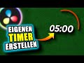 SO erstellst du einen ANIMIERTEN TIMER und COUNTDOWN | DaVinci Resolve Tutorial