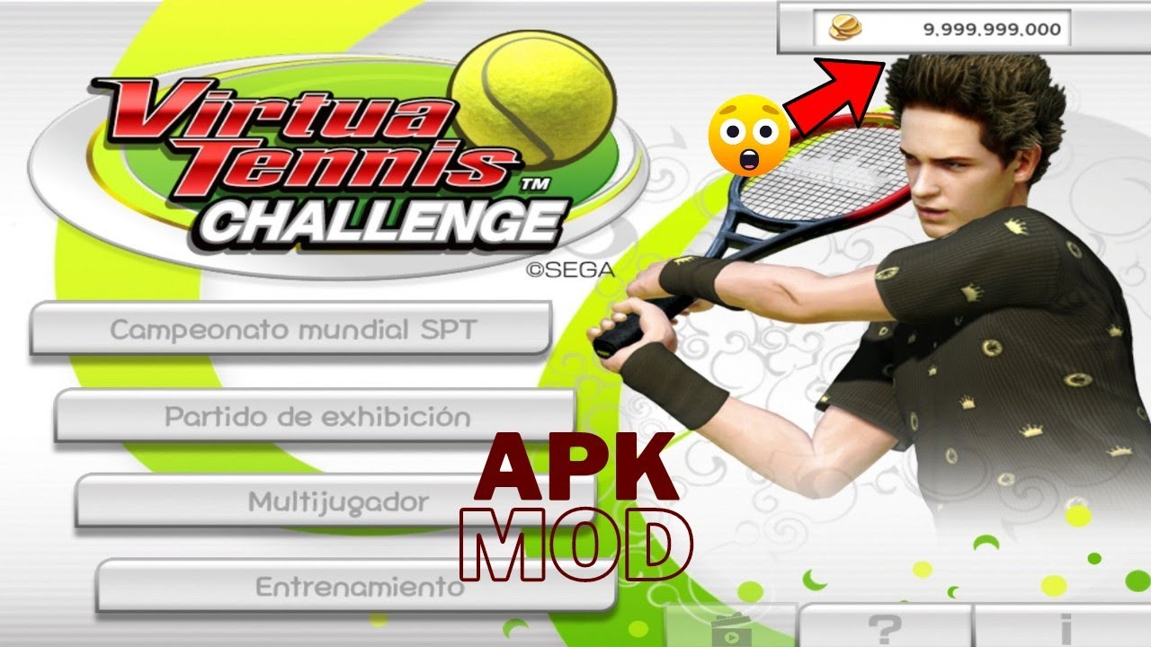 VIRTUAL TENNIS APK MOD YouTube