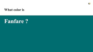 Fanfare color #006d70 hex color - Green color - Warm color 006d70