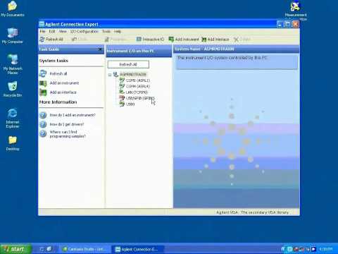 Learn how to configure your Agilent GPIB connectivity products in NI LabVIEW