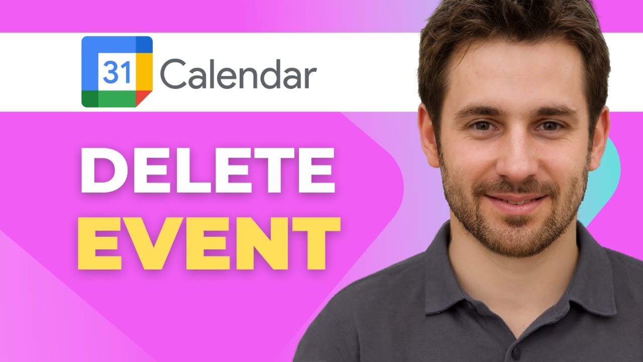 How to Delete an Event in Google Calendar - YouTube