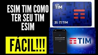 esim tim como ter seu tim esim saiba com o ativar esim tim comprar esim tim e solocitar esim tim on