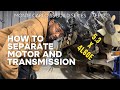 Ep. 7 HOW TO SEPARATE CHEVY5.3 MOTOR FROM 4L60E TRANSMISSION -LS Swap Monte Carlo SS build series