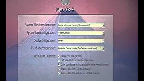 Mac os x lion for windows
