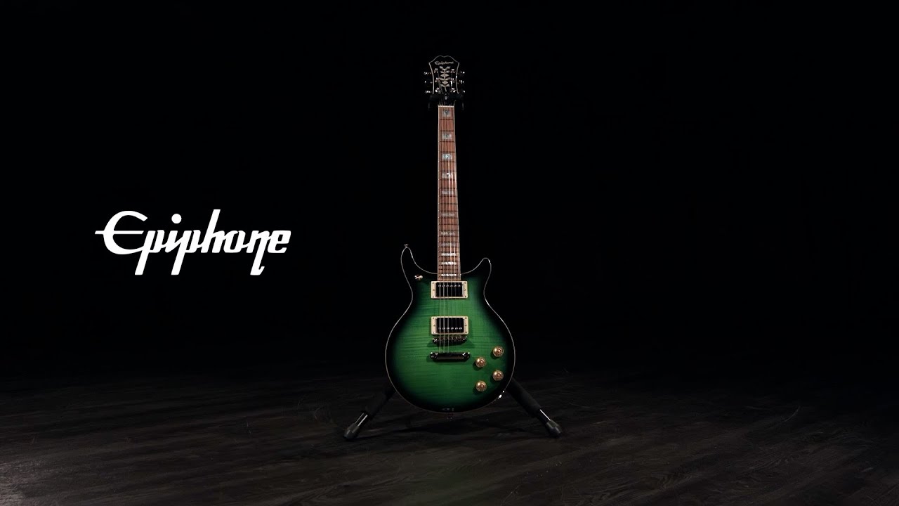 【10907】 Epiphone Les Paul DC PRO Green Epiphone DC Pro, Wild Ivy | Gear4music demo - YouTube