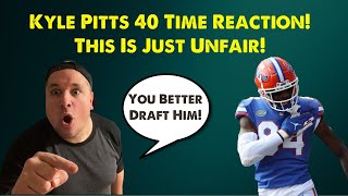 Kyle Pitts 40 Time Reaction l I Cant Get Over It l Kyle Pitts In Midnight Green l Video l RANT! Profile