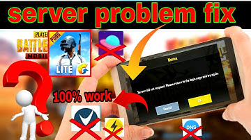 How to fix PUBG lite server is busy problem solve in India,  / PUBG lite server problem fix 100%