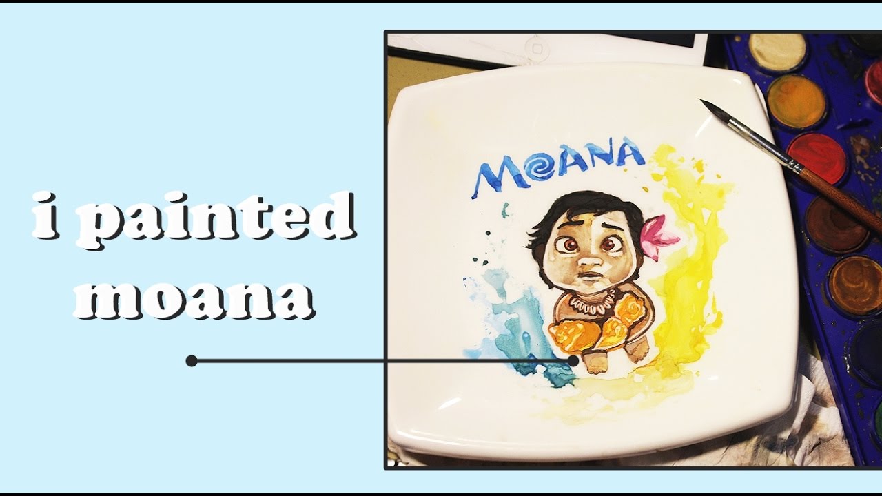ART 1 BABY MOANA [SPEED PAINT] YouTube