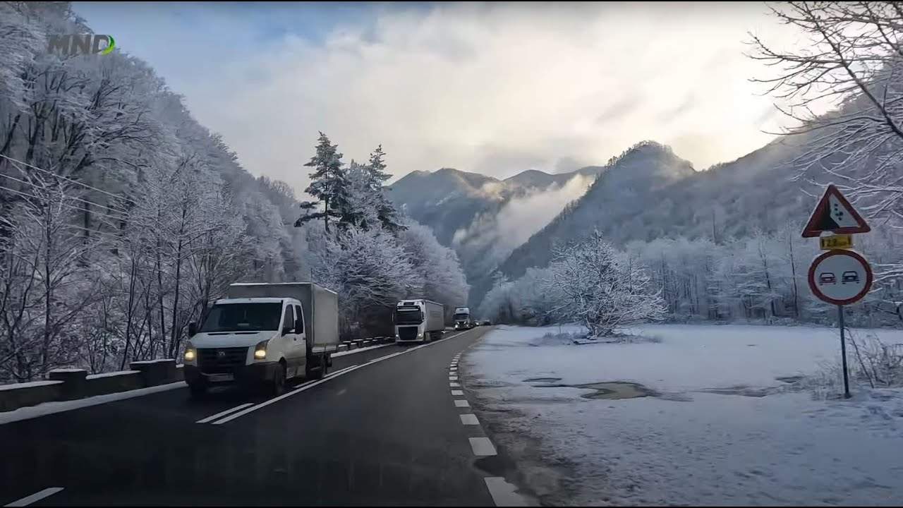 Peisaj De Iarna Dn7 Rm Valcea, Valea Oltului, Sibiu 15 12 2022