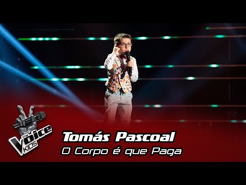 Tomás Pascoal - "O Corpo é que Paga" | 1st Live Show | The Voice Kids