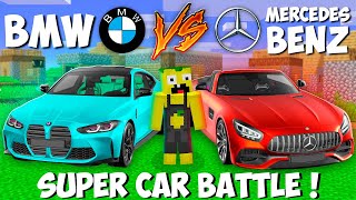 What to CHOOSE ? BMW vs MERCEDES BENZ in Minecraft ! NEW SECRET RAREST CAR !