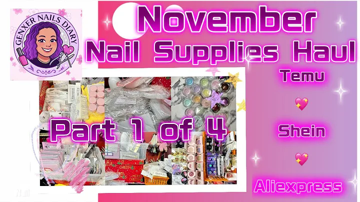 IT’S HAUL TIME!! Nail Supplies from TEMU~SHEIN~ALIEXPRESS Pt.1 #nailsupplyhaul #nailtools #haulvideo