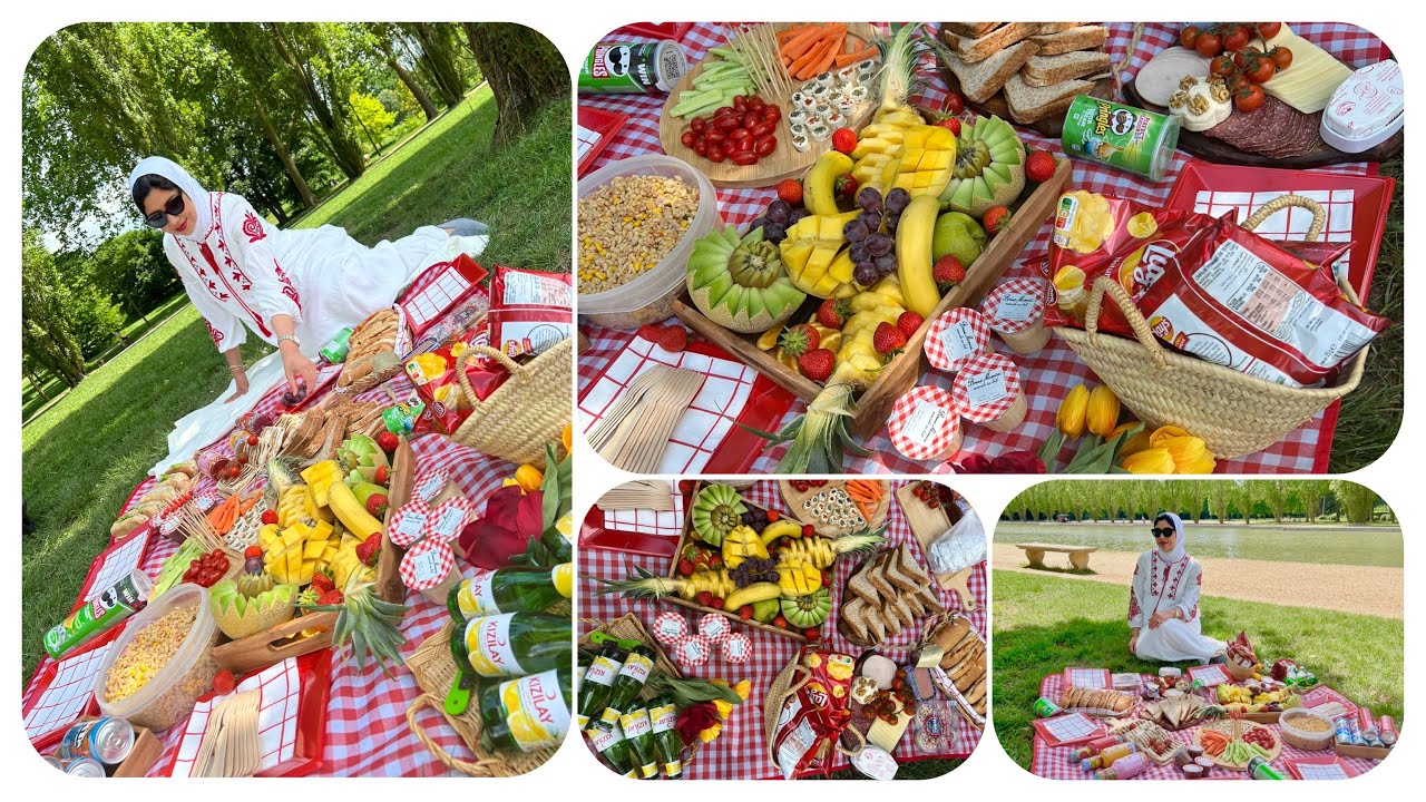 أفكار ✨💥🍉🍅🥒لتنضيم وجبات سهلة🥣 للنزهة vlog Pique-nique 🧺