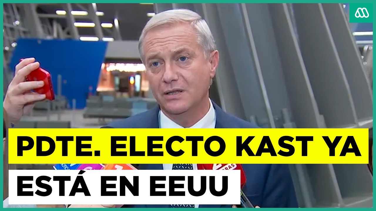 Presidente electo José Antonio Kast ya está en EEUU para participar de cumbre de Donald Trump