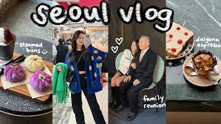 back in korea 🇰🇷 cafe hopping, street food, traditional korean market, grandpa's 90th birthday