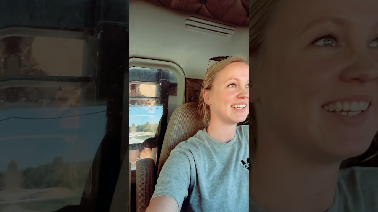 Log hauling?! Blew my mind! 🇨🇦🚦🪵 