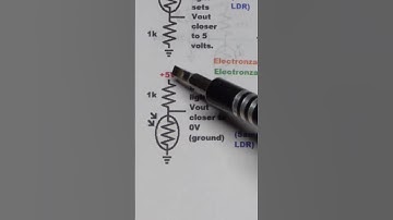 Voltage Divider Low Side LDR With Resistor 1k High #schematics #electricalcircuits #voltage