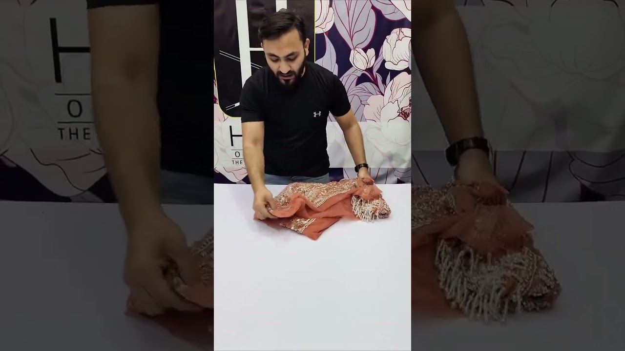 CRIMSON NEW TEA PINK NET BRIDAL MAXI