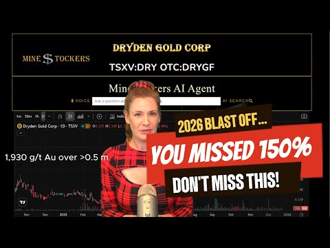 🚀💰 𝔻𝕣𝕪𝕕𝕖𝕟 𝔾𝕠𝕝𝕕 | : 150% GAINS & 1930 g/t Gold Hits?! 2026 Could Be WILD! ⛏️🔥