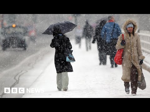 Snowstorms and blizzards across Europe – BBC News