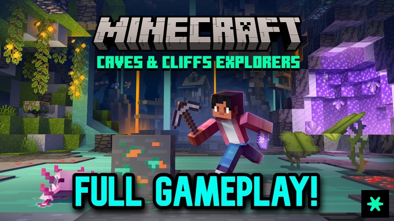 Minecraft Caves & Cliffs Explorers Full Gameplay