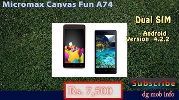 Micromax Canvas Fun A74 Features