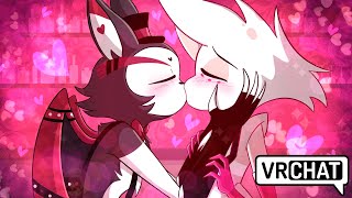 Angel Dust and Husk are IN LOVE in Hazbin Hotel VRChat?!