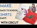 How to make fun Back to School SHIRTS | back to school outfit IDEAS | cricut shirt TUTORIAL |