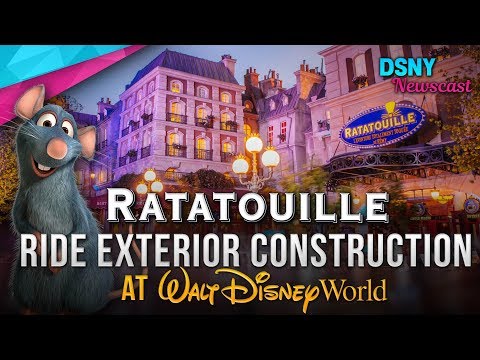 RATATOUILLE Ride Exterior Construction Begins at Epcot - Disney News - 11/1/18