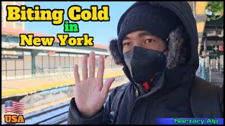 Biting Cold in New York // USA  // jwbwt Gusu Gwjangbwtwr