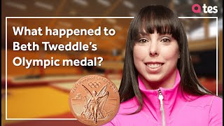 What happened to Beth Tweddle's olympic medal?