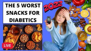 ✅ The 5 worst snacks for diabetics! | Type 2 Diabetes | Type 1 Diabetes