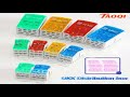 20-50pcs Thicken Ziplock Bags Holographic Laser Color Plastic Pouch For DIY Jewelry Retail Stor
