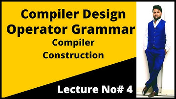 Operator grammar in compiler design