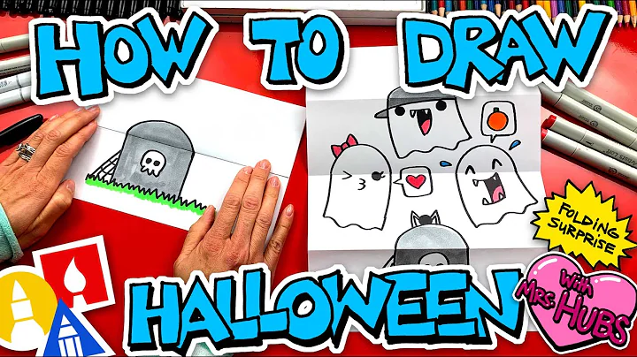 How To Draw A Halloween Folding Surprise With Mrs. Hubs