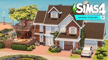 The Sims 4 Growing Together: Huge Family Home l Speed Build
