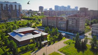 картинка: Novosibirsk 4k drone Новосибирск с высоты птичьего полета, Хоккайдо