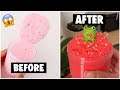 EXTREME SLIME MAKEOVERS *fixing my 4 year old slimes*