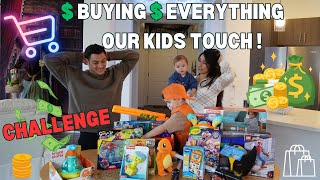 CHALLENGE | BUYING EVERYTHING OUR KIDS TOUCH