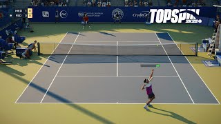 Top Spin 2K25 - Roger Federer Vs Daniil Medvedev I Cincinnati Open I Legend Difficulty (PS5)