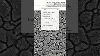 grain size measurement by the help of image j software