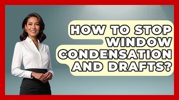 How To Stop Window Condensation And Drafts? - Explaining Household Mysteries