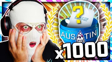 OPENING 1000 AUSTIN STICKER CAPSULES (SO MANY GOLDS)