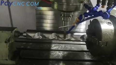 Stator mold mandrel making on V8 Machining Center with GSK25i